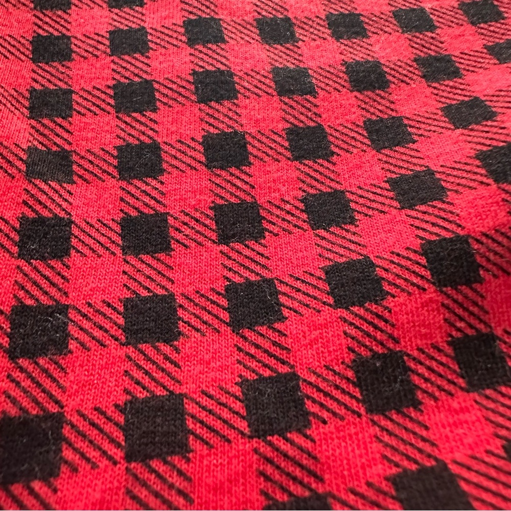 Cat & Jack Toddler Dress | Red and Black Check | Girls Size 18 M - Picture 3 of 4